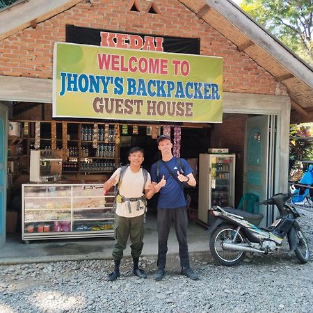 Jhony'S Backpacker-Guest House Only Stay Here Book Treking With Us Bukit Lawang Exterior foto